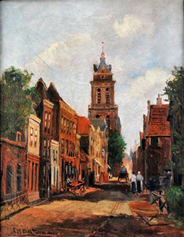 Koestraat in Schoonhoven